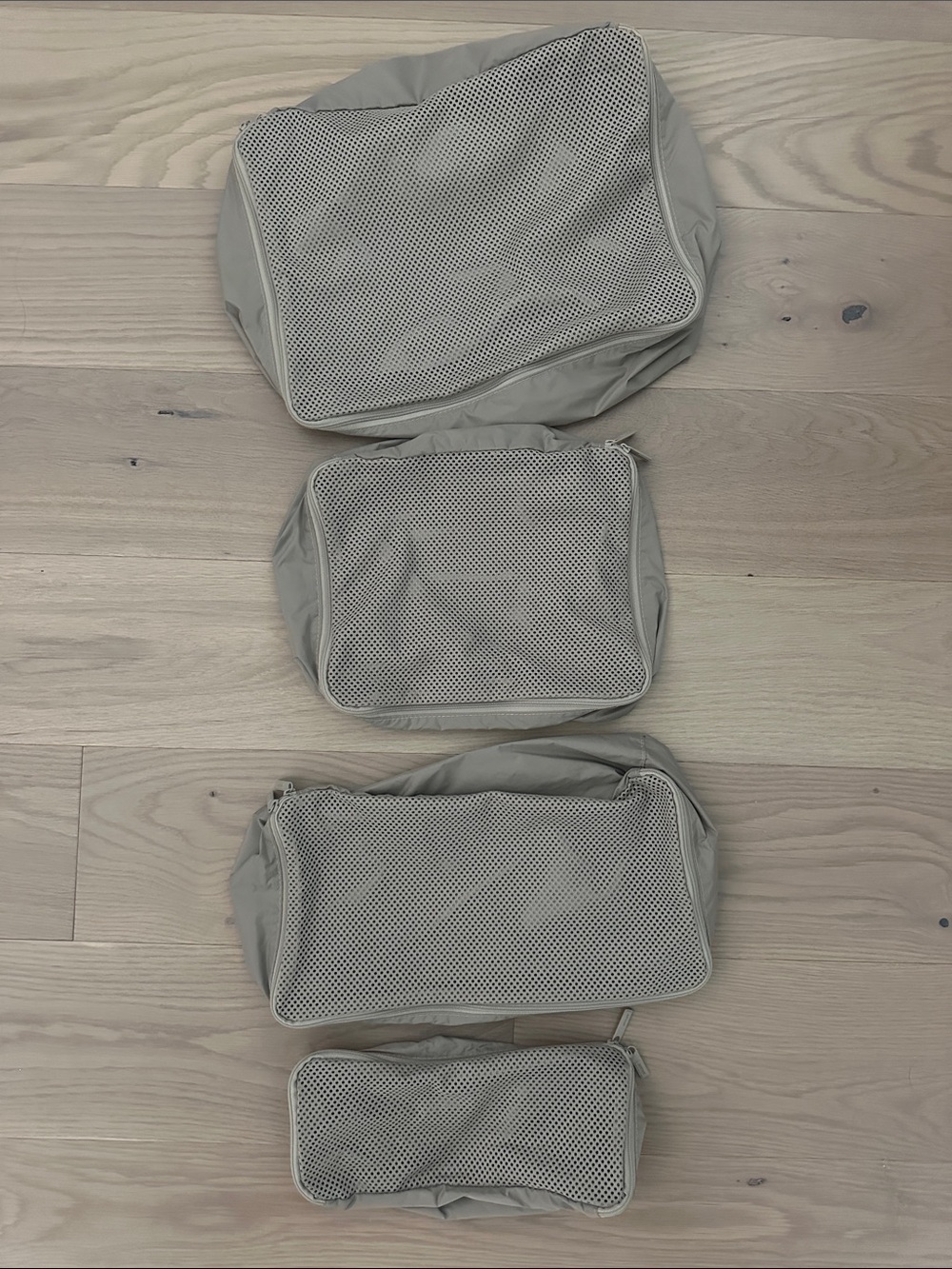 Away Insider Packing Cubes Set of 4 in Cloud Grey